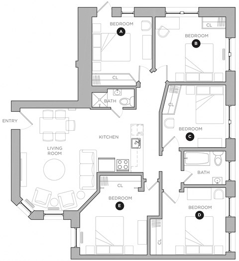 101 S 39th St 1-5 Beds Apartment, Student for Rent - Photo Gallery 54